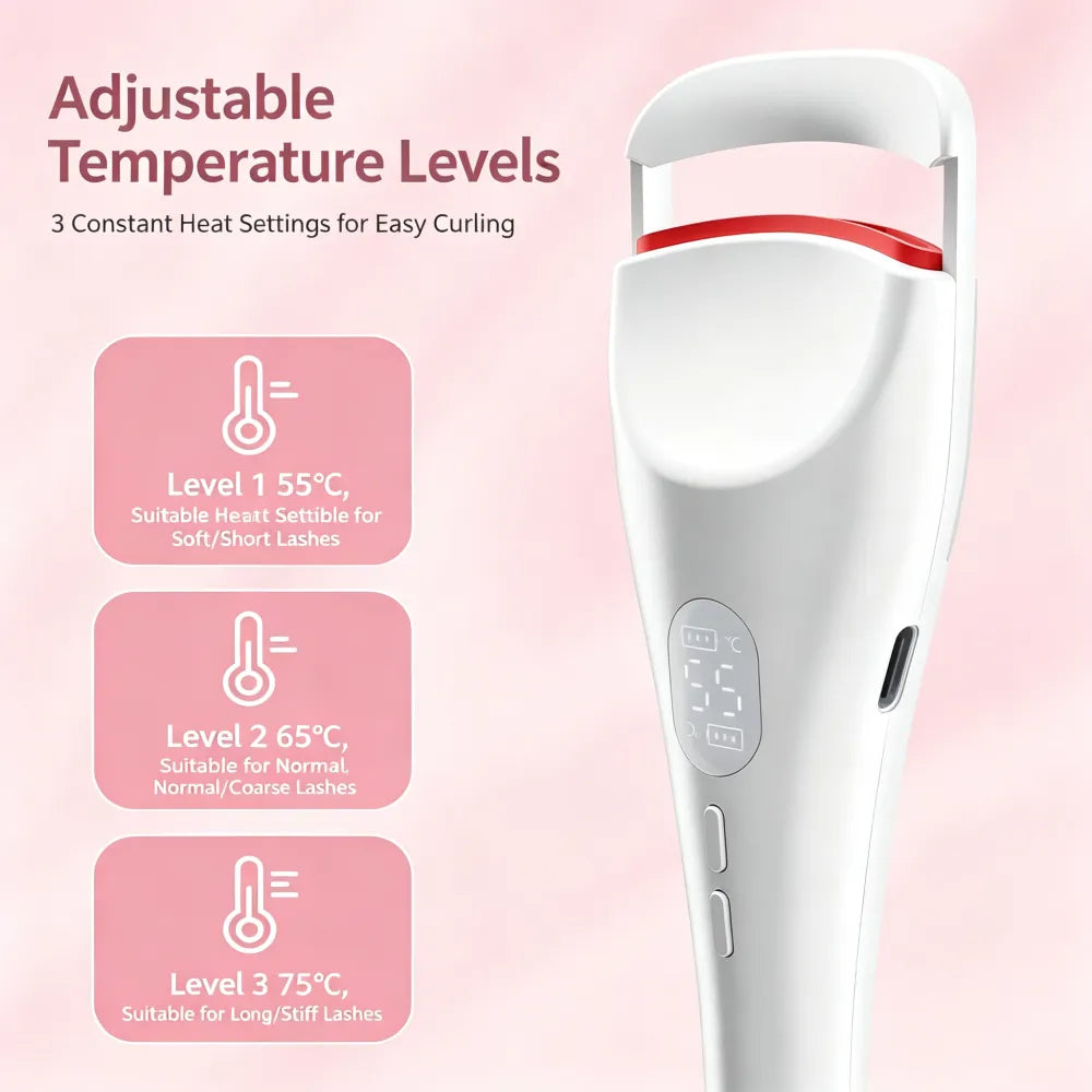 Electric eyelash curler, heated eyelash curler, electric eyelash curling device2026New model for the year