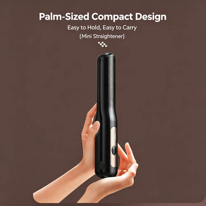 3‑in‑1 Interchangeable Hair Styling Iron, Cordless Flat Iron & Curling Wand, Rechargeable Wireless Hair Straightener for Fluffy Hairstyle