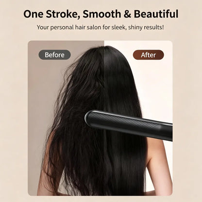 3‑in‑1 Interchangeable Hair Styling Iron, Cordless Flat Iron & Curling Wand, Rechargeable Wireless Hair Straightener for Fluffy Hairstyle
