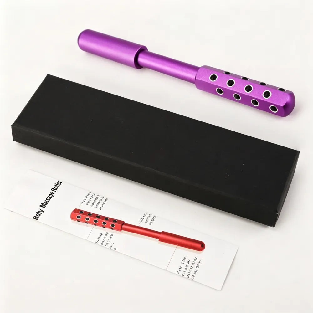 24‑Germanium‑Stone Facial Beauty Bar | Face & Neck Lifting Massage Roller