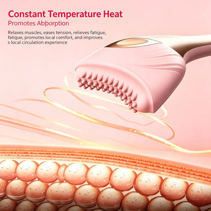Crescent Gua Sha Brush | Lymphatic Contour Massager for Face, Eye & Neck
