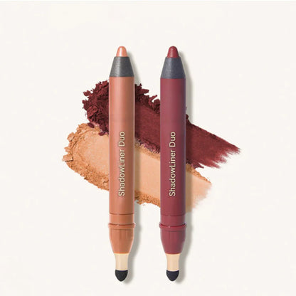 The 2-in-1 eyeliner creates a stylish eye look with a smooth, seamless application and natural, vibrant color